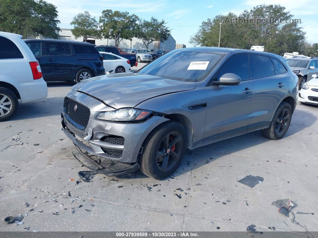 2020 Jaguar F-pace 25t Premium Gray vin: SADCJ2FX2LA632558