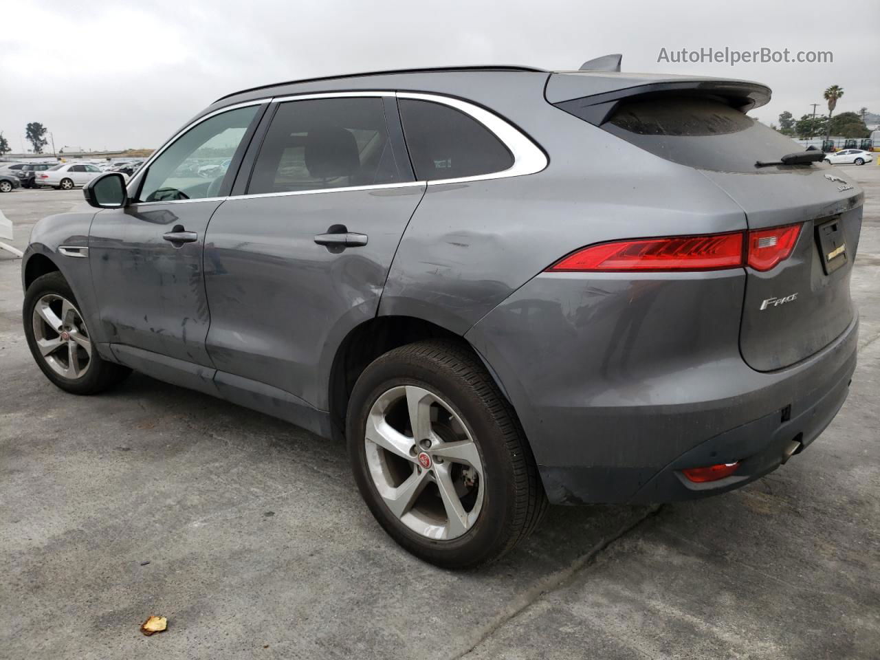 2019 Jaguar F-pace Premium Серый vin: SADCJ2FX3KA368345