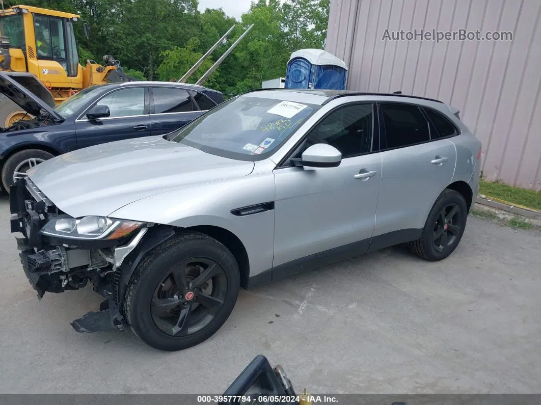 2020 Jaguar F-pace Premium P250 Awd Automatic Gray vin: SADCJ2FX3LA619088