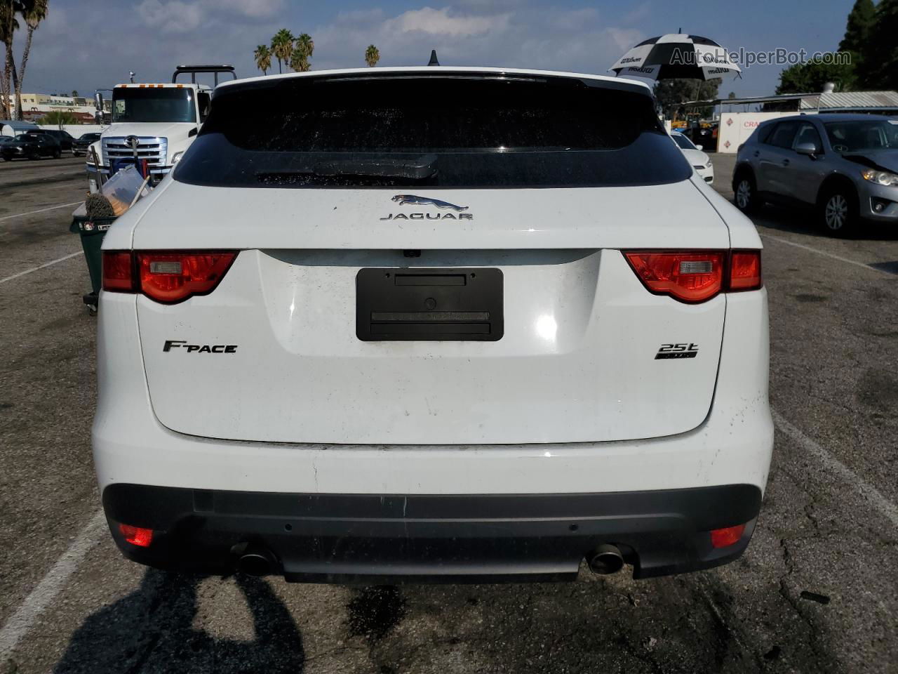 2020 Jaguar F-pace Premium White vin: SADCJ2FX3LA658036