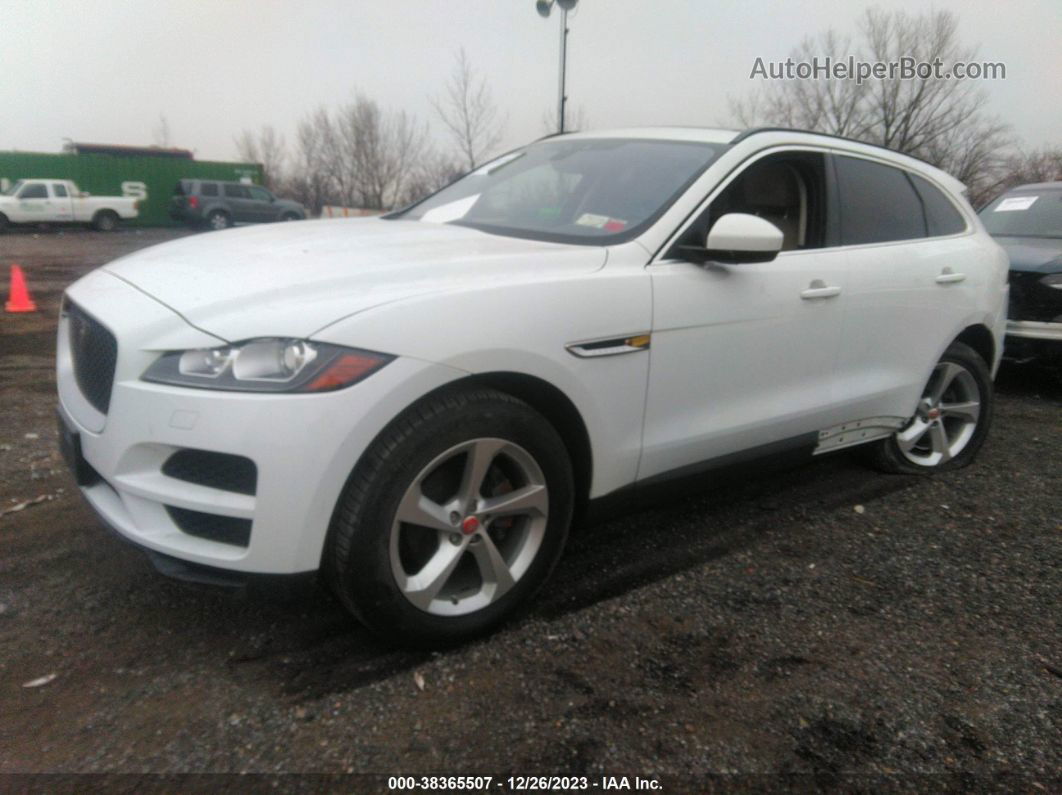 2019 Jaguar F-pace 25t Premium White vin: SADCJ2FX4KA610124