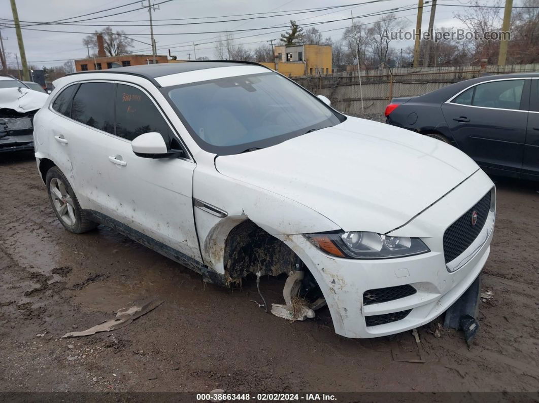 2020 Jaguar F-pace Premium P250 Awd Automatic White vin: SADCJ2FX4LA657445