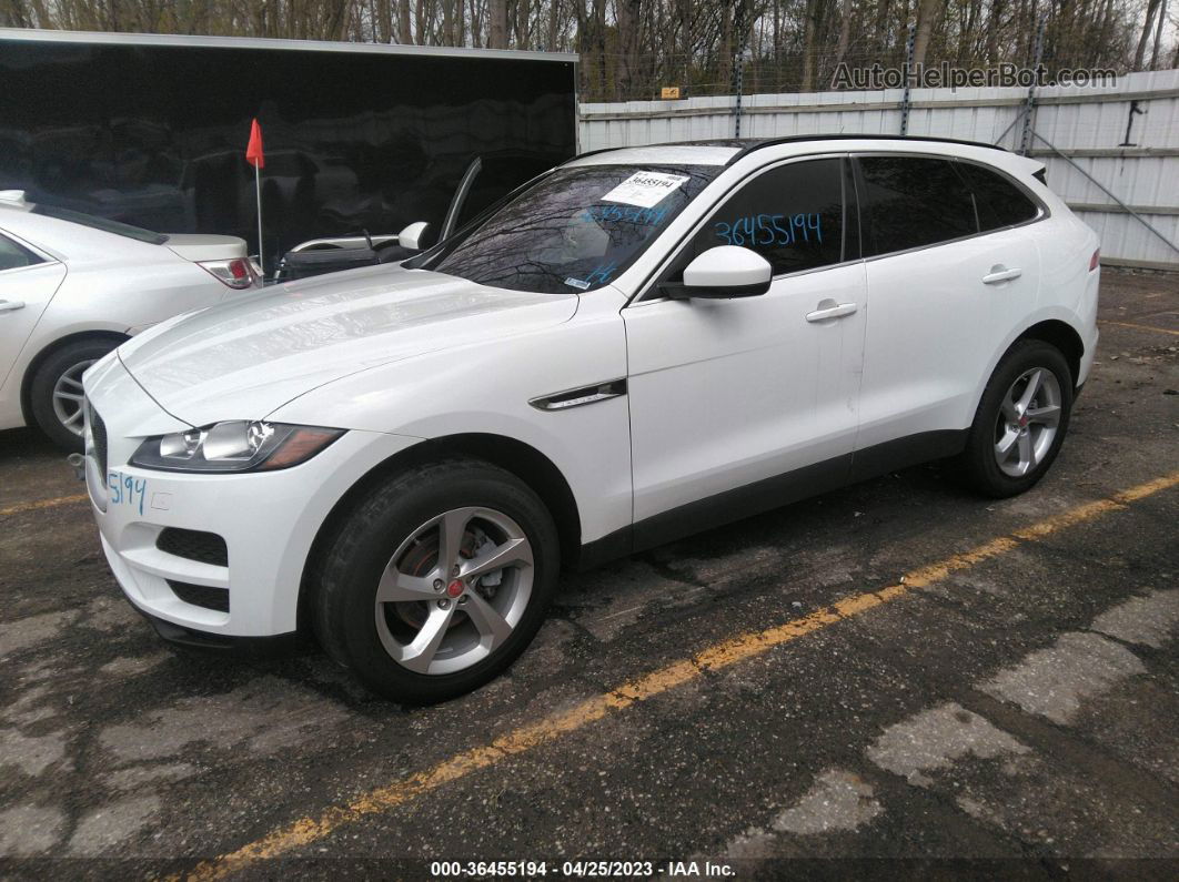 2019 Jaguar F-pace 25t Premium White vin: SADCJ2FX5KA601271