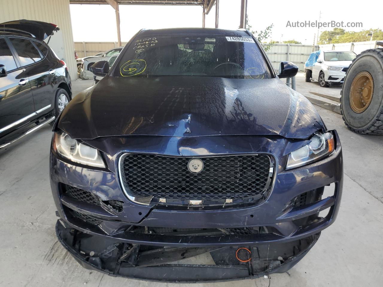 2019 Jaguar F-pace Premium Blue vin: SADCJ2FX5KA611489