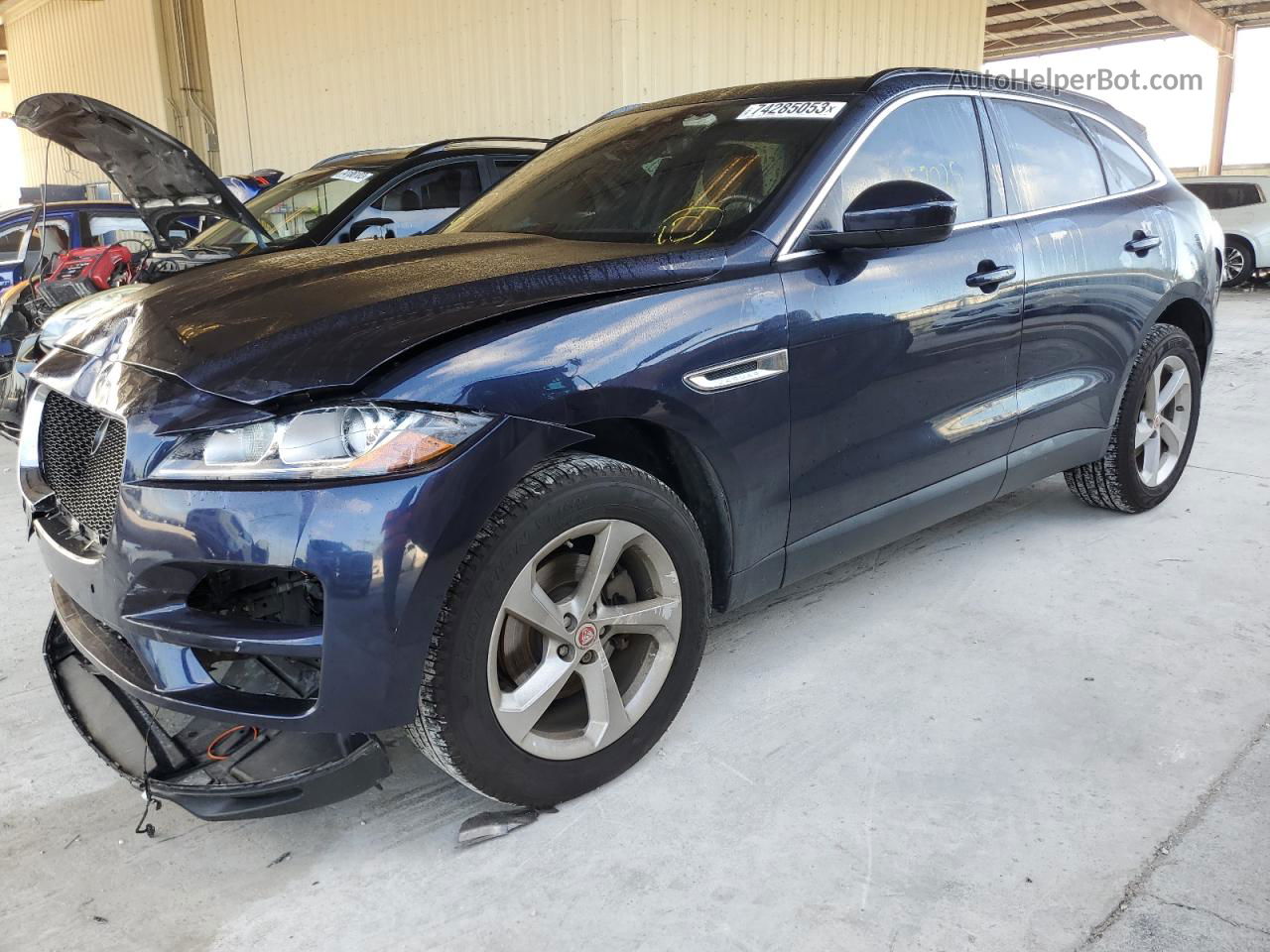 2019 Jaguar F-pace Premium Blue vin: SADCJ2FX5KA611489