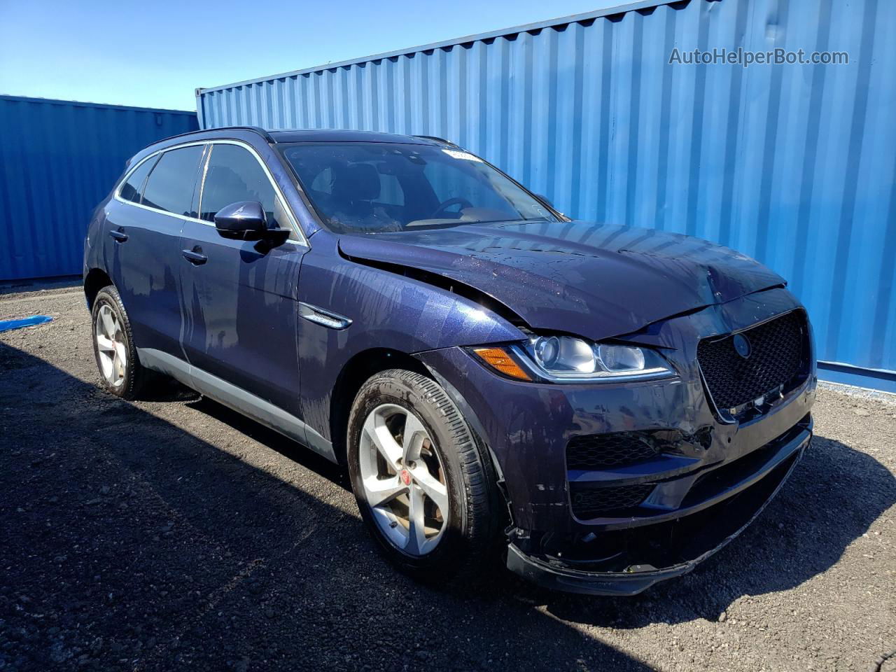 2019 Jaguar F-pace Premium Blue vin: SADCJ2FX5KA611489