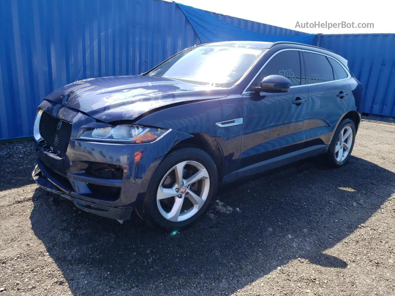 2019 Jaguar F-pace Premium Blue vin: SADCJ2FX5KA611489