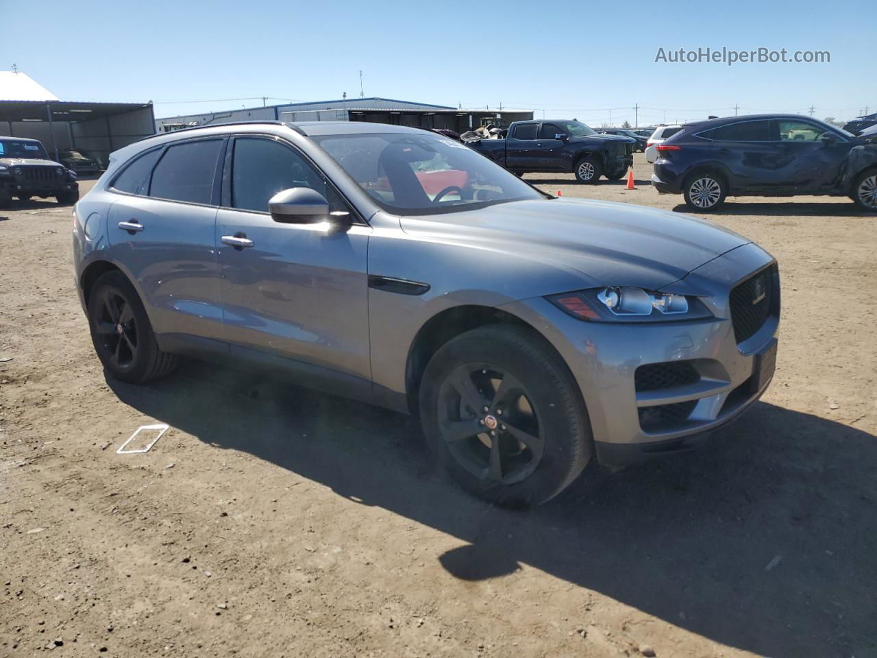 2020 Jaguar F-pace Premium Серебряный vin: SADCJ2FX5LA622915