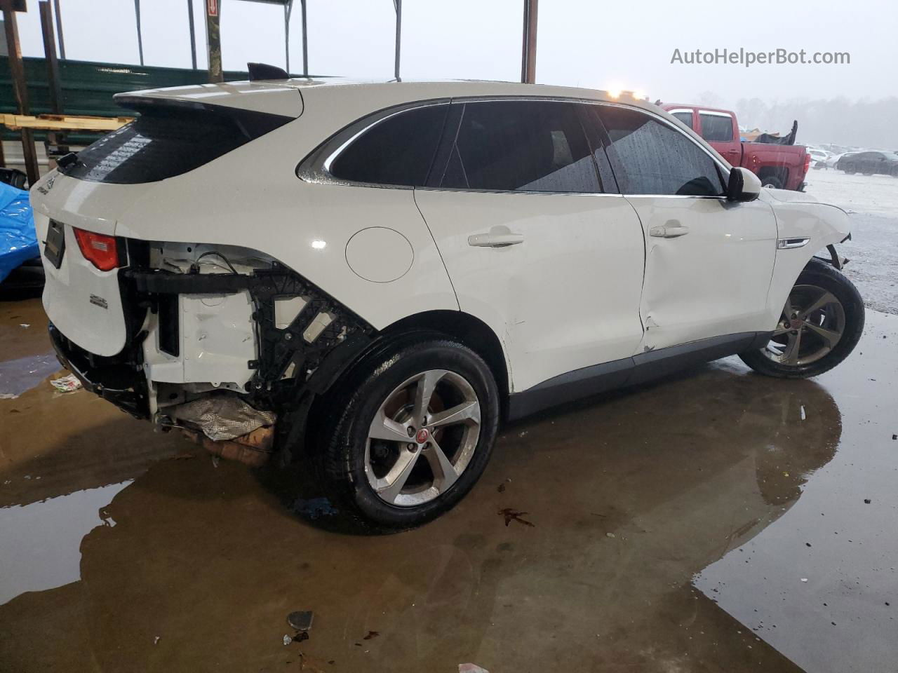 2020 Jaguar F-pace Premium White vin: SADCJ2FX5LA643456