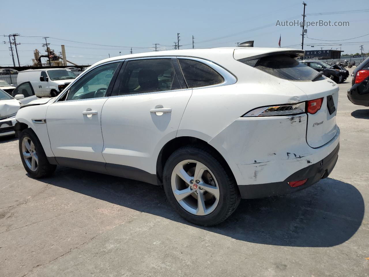 2020 Jaguar F-pace Premium White vin: SADCJ2FX5LA644803