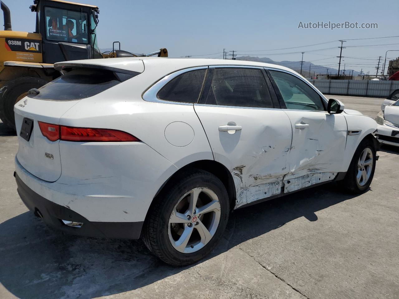 2020 Jaguar F-pace Premium White vin: SADCJ2FX5LA644803