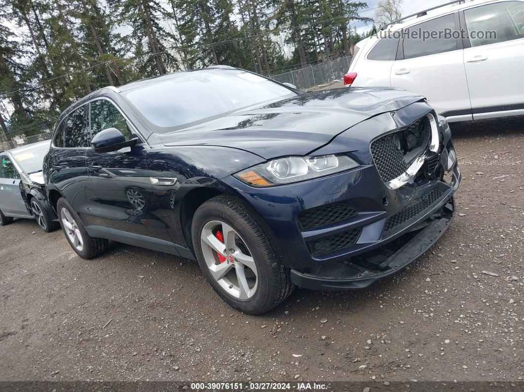 2020 Jaguar F-pace Premium P250 Awd Automatic Blue vin: SADCJ2FX6LA648231