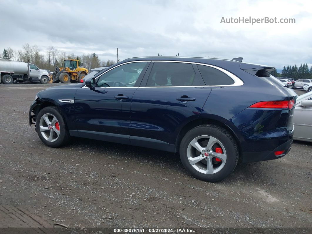 2020 Jaguar F-pace Premium P250 Awd Automatic Blue vin: SADCJ2FX6LA648231