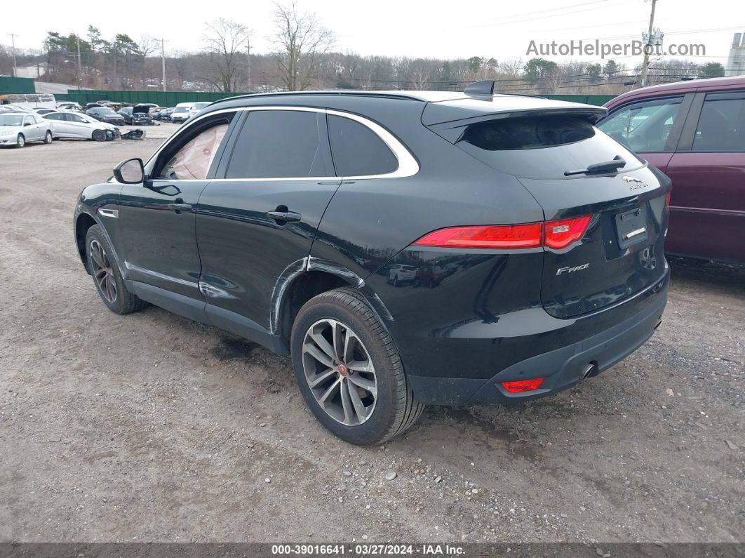 2019 Jaguar F-pace 25t Premium Черный vin: SADCJ2FX7KA357008