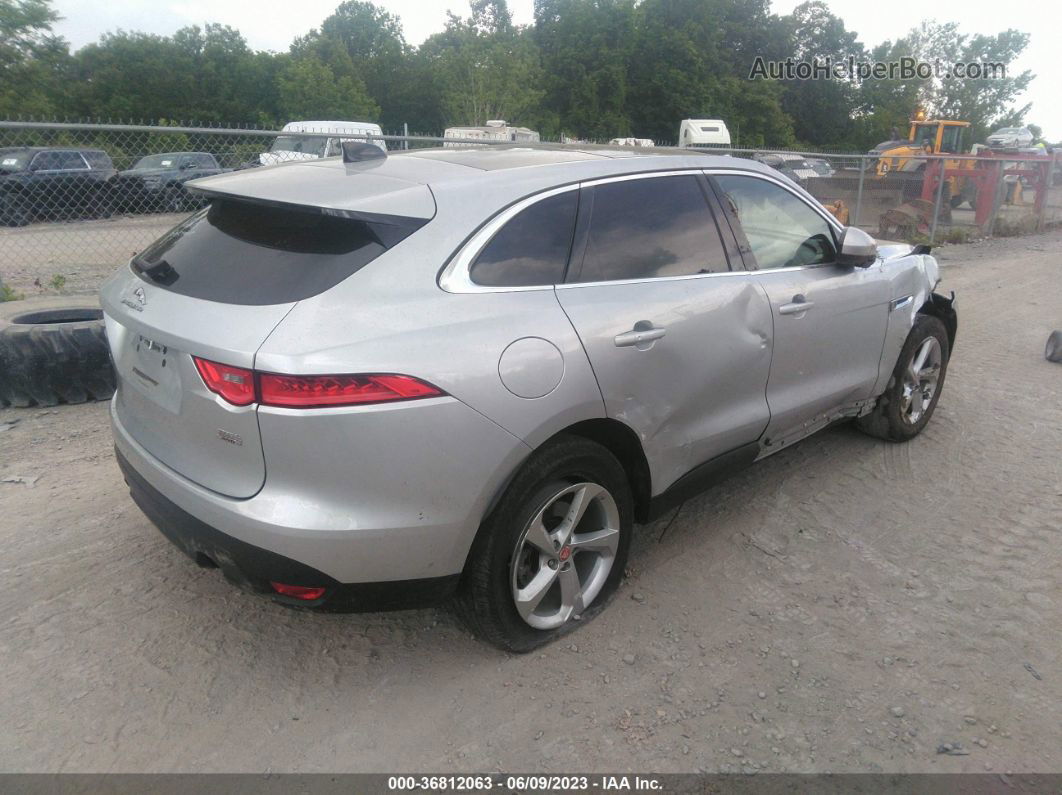 2020 Jaguar F-pace 25t Premium Серебряный vin: SADCJ2FX7LA626903