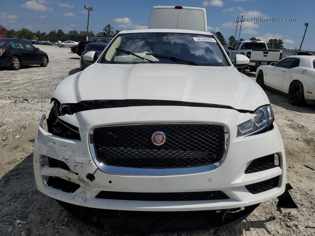 2020 Jaguar F-pace Premium White vin: SADCJ2FX7LA643622