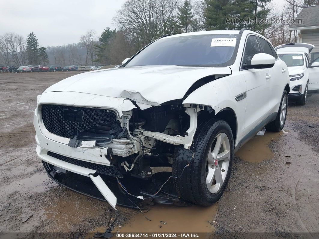 2019 Jaguar F-pace 25t Premium White vin: SADCJ2FX8KA359950