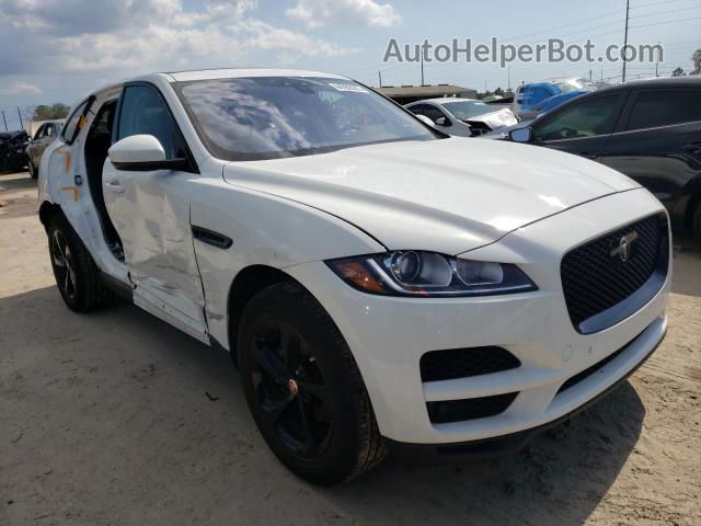 2019 Jaguar F-pace Premium White vin: SADCJ2FX8KA610711