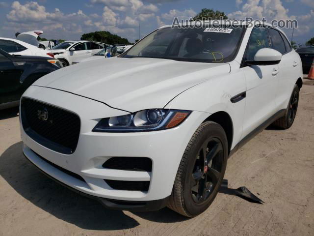 2019 Jaguar F-pace Premium White vin: SADCJ2FX8KA610711