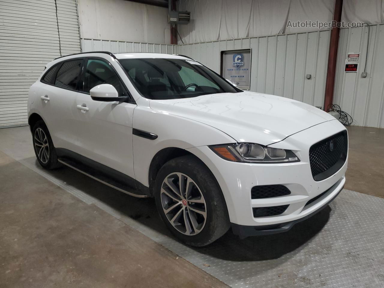 2019 Jaguar F-pace Premium Белый vin: SADCJ2FX9KA365336