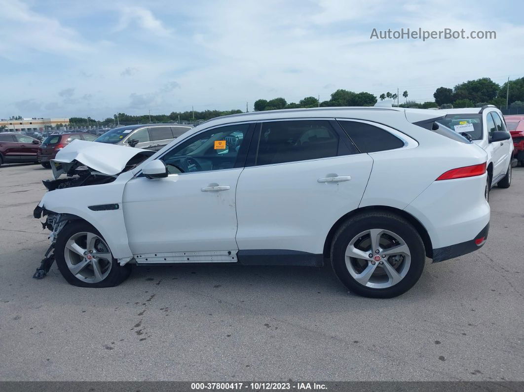 2019 Jaguar F-pace 25t Premium White vin: SADCJ2FX9KA399664