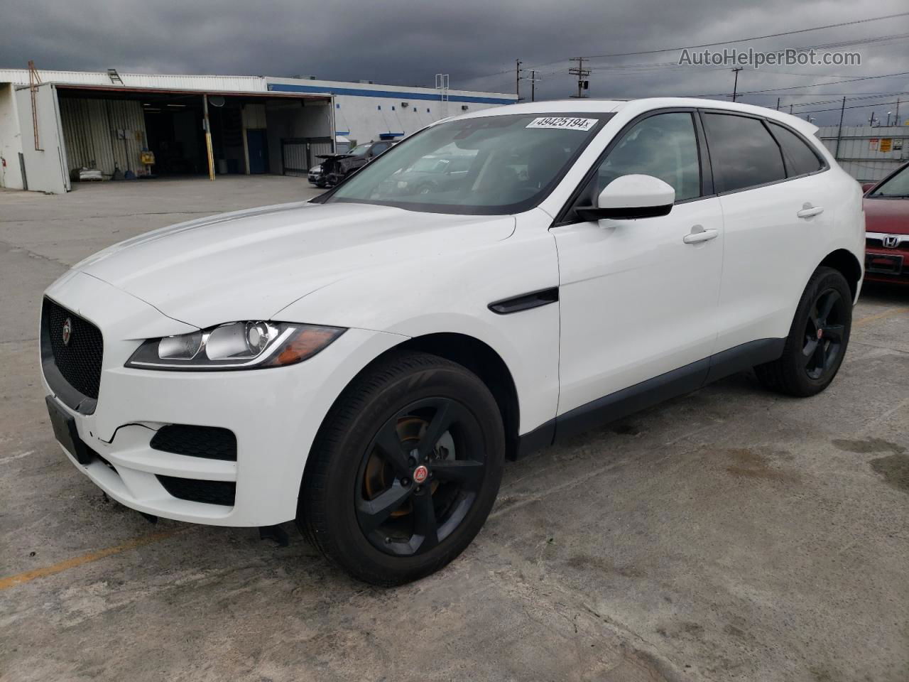 2020 Jaguar F-pace Premium White vin: SADCJ2FX9LA629320