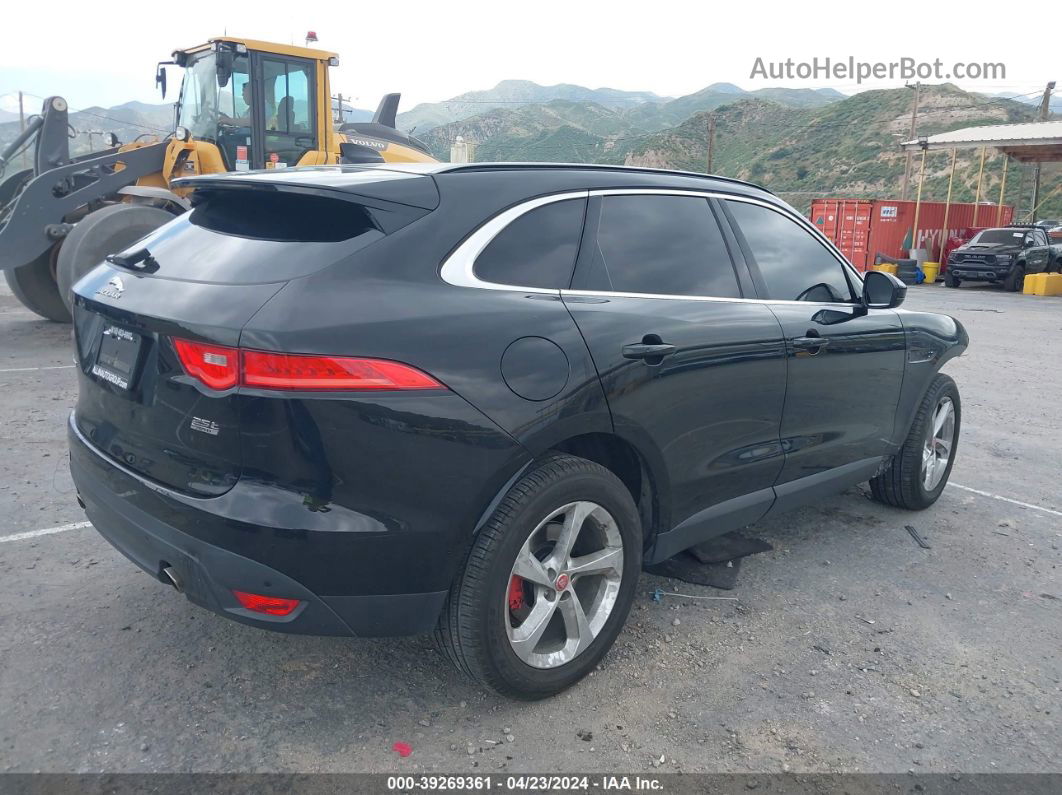 2019 Jaguar F-pace 25t Premium Черный vin: SADCJ2FXXKA601296