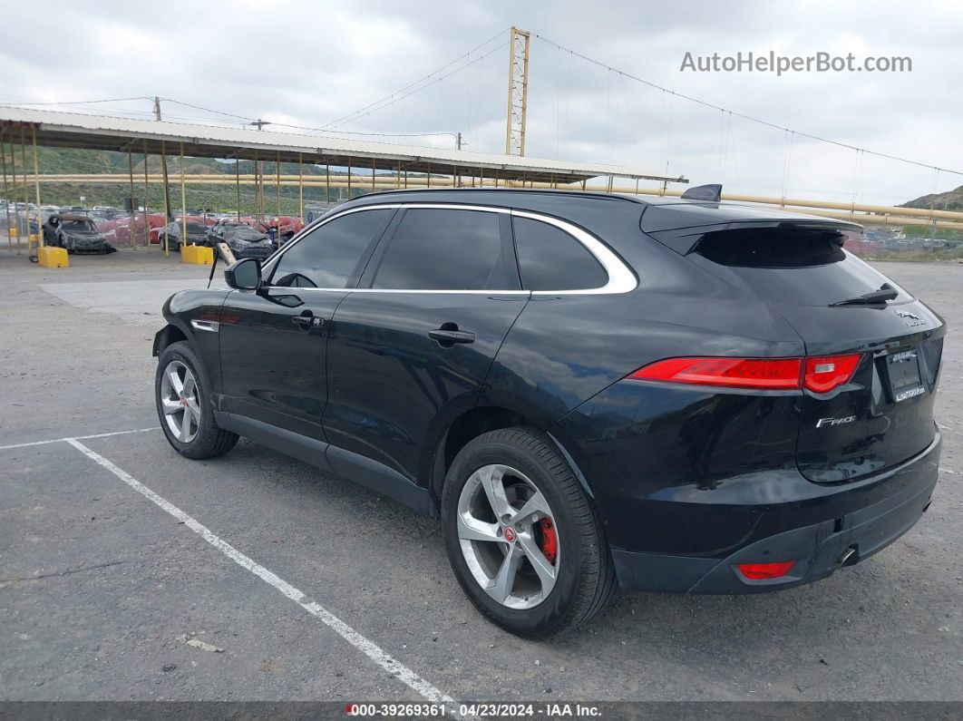 2019 Jaguar F-pace 25t Premium Черный vin: SADCJ2FXXKA601296