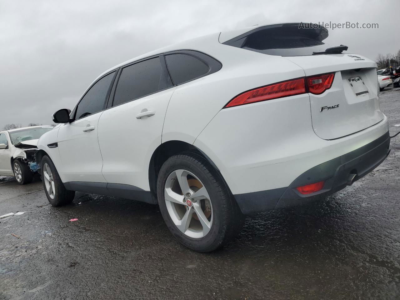 2019 Jaguar F-pace Premium White vin: SADCJ2FXXKA603338