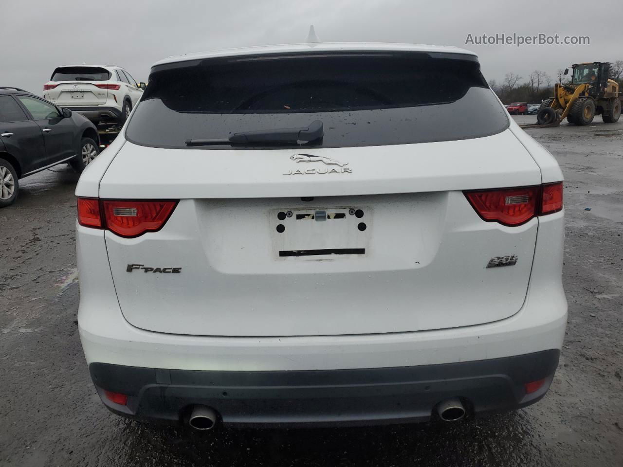 2019 Jaguar F-pace Premium White vin: SADCJ2FXXKA603338