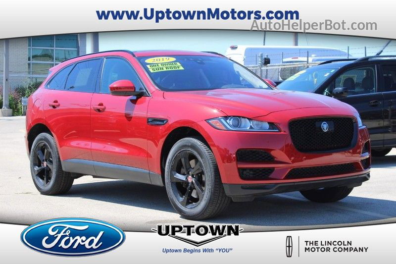 2019 Jaguar F-pace Premium Красный vin: SADCJ2GX7KA362787