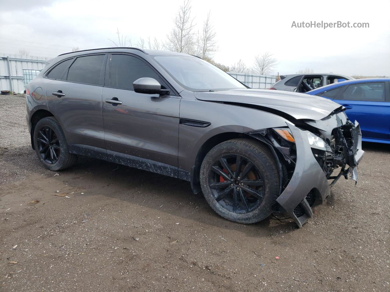 2019 Jaguar F-pace Prestige Серый vin: SADCK2FN5KA362221