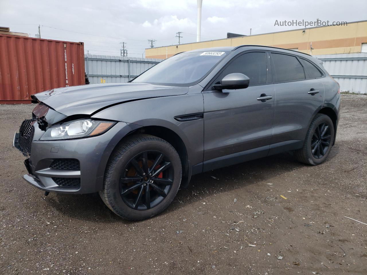 2019 Jaguar F-pace Prestige Gray vin: SADCK2FN5KA362221