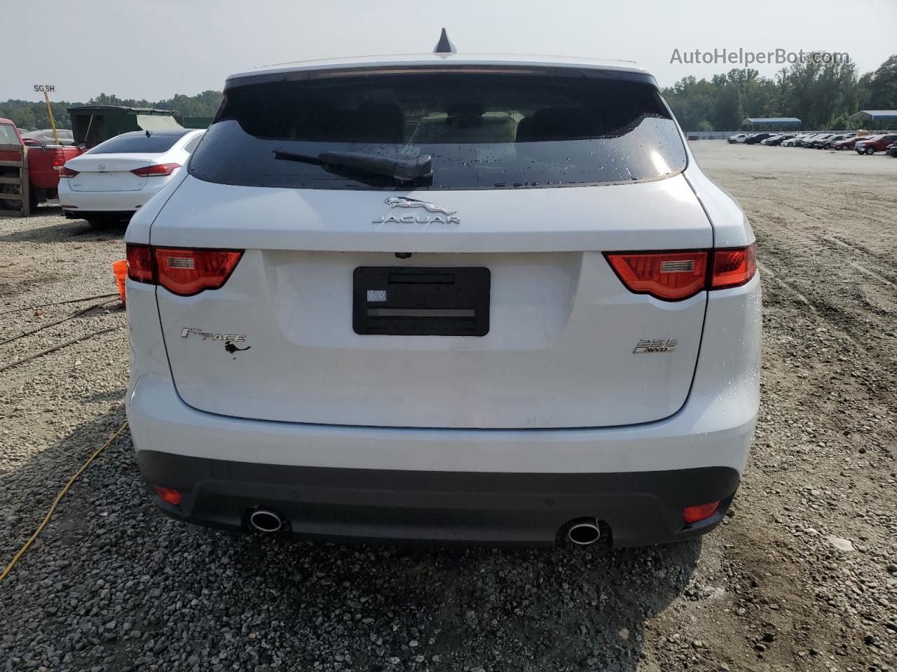 2020 Jaguar F-pace Prestige White vin: SADCK2FX1LA660333