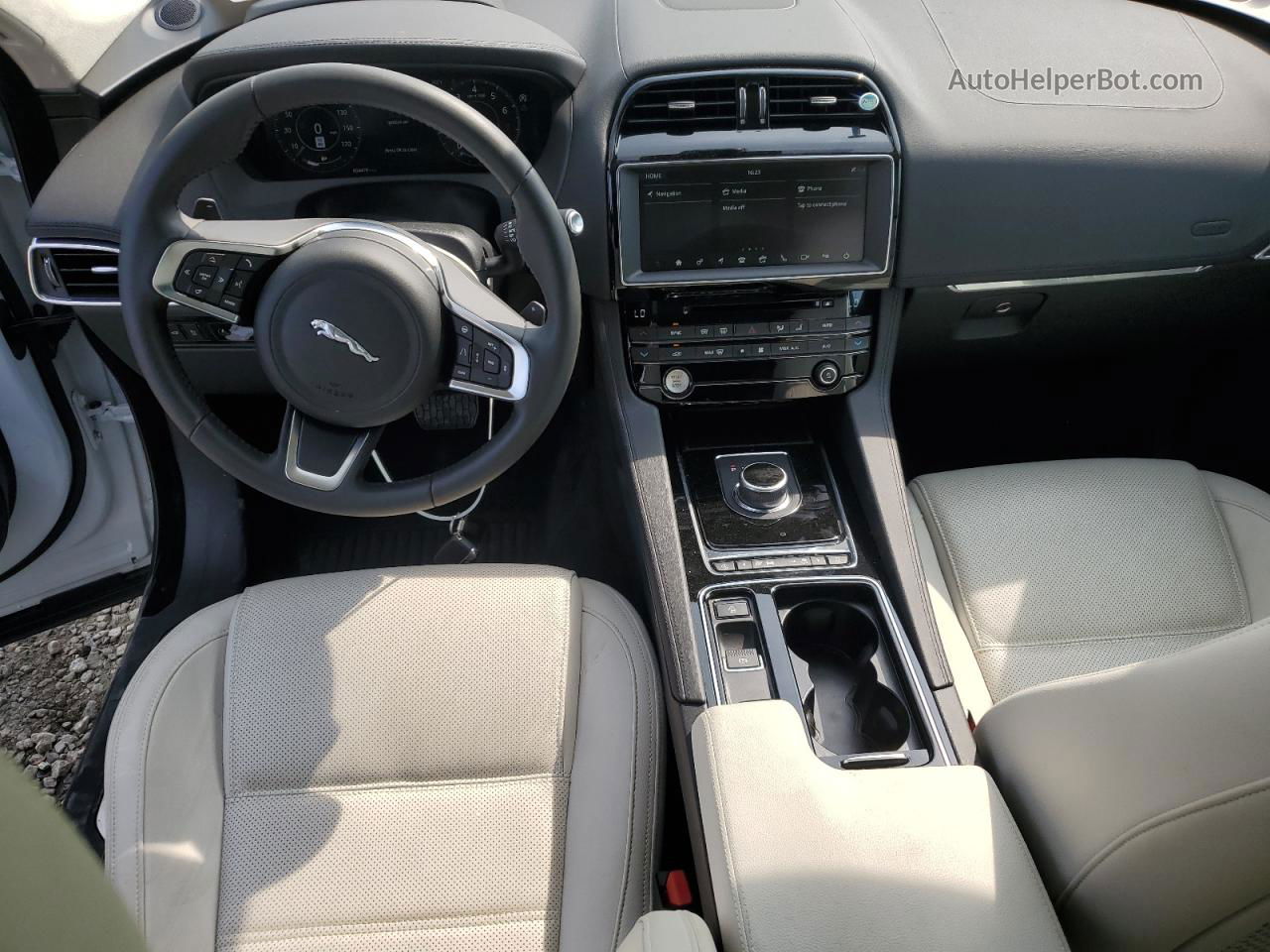 2020 Jaguar F-pace Prestige Белый vin: SADCK2FX1LA660333