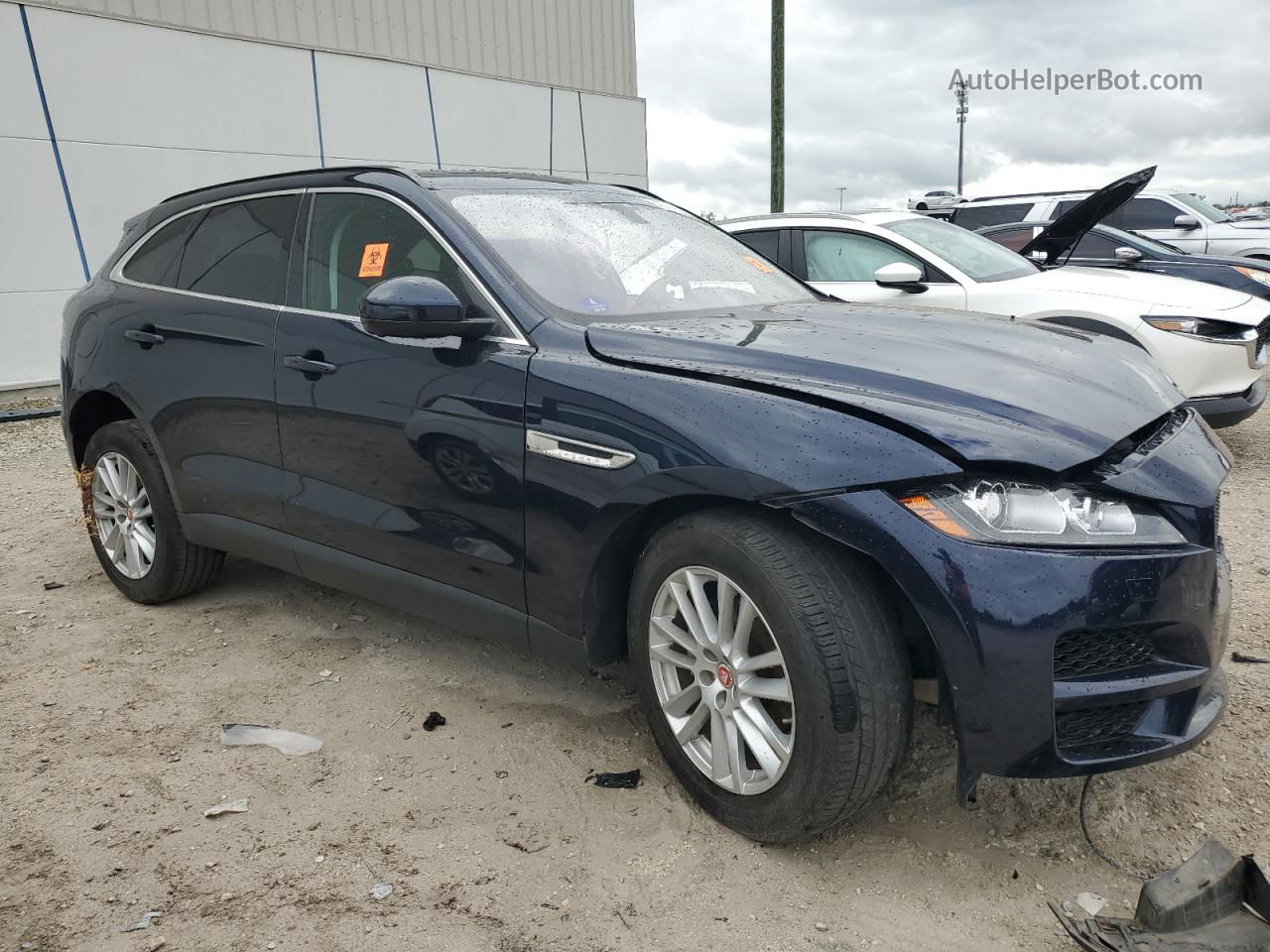 2020 Jaguar F-pace Prestige Blue vin: SADCK2FX2LA619161