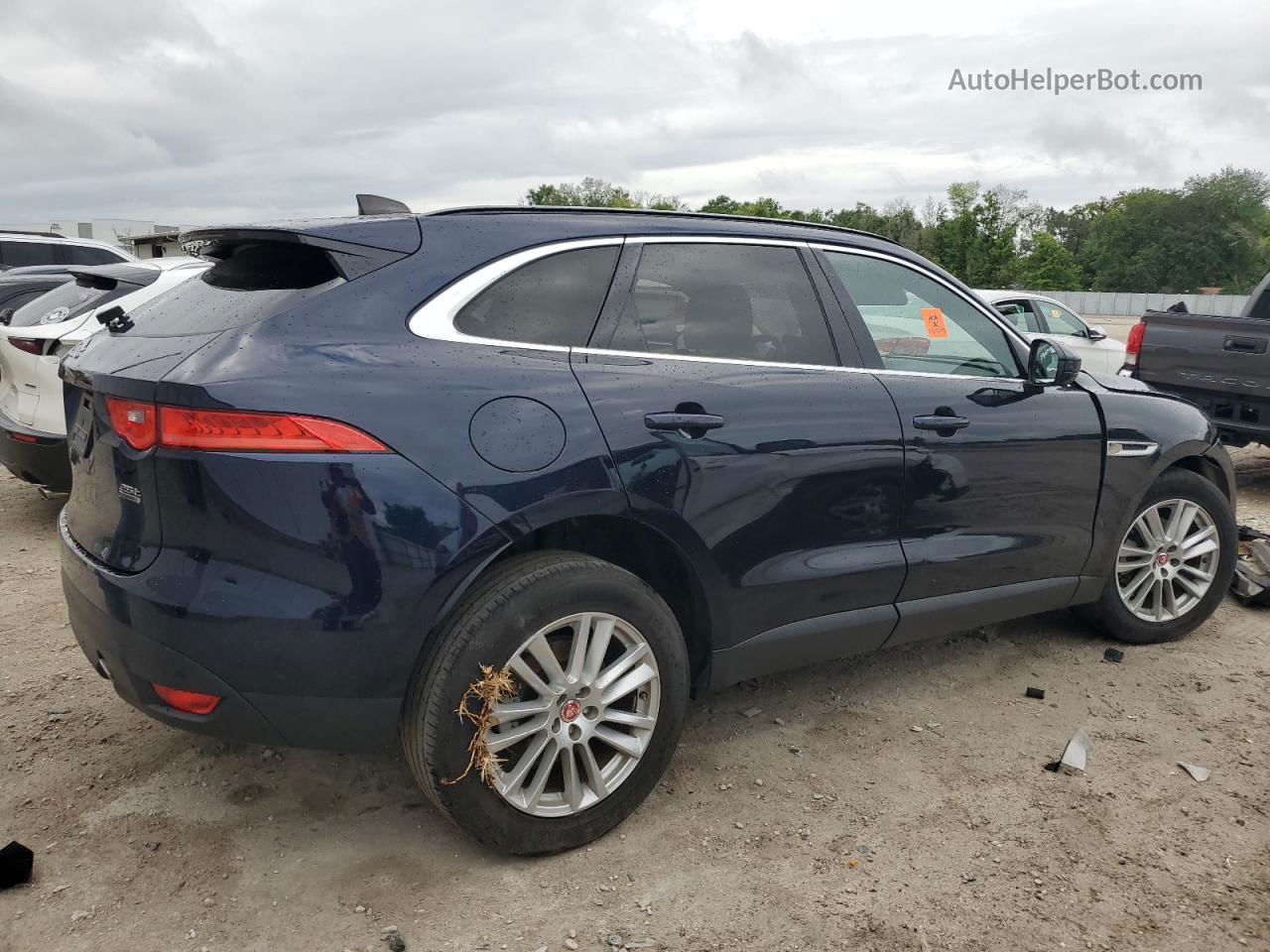 2020 Jaguar F-pace Prestige Blue vin: SADCK2FX2LA619161