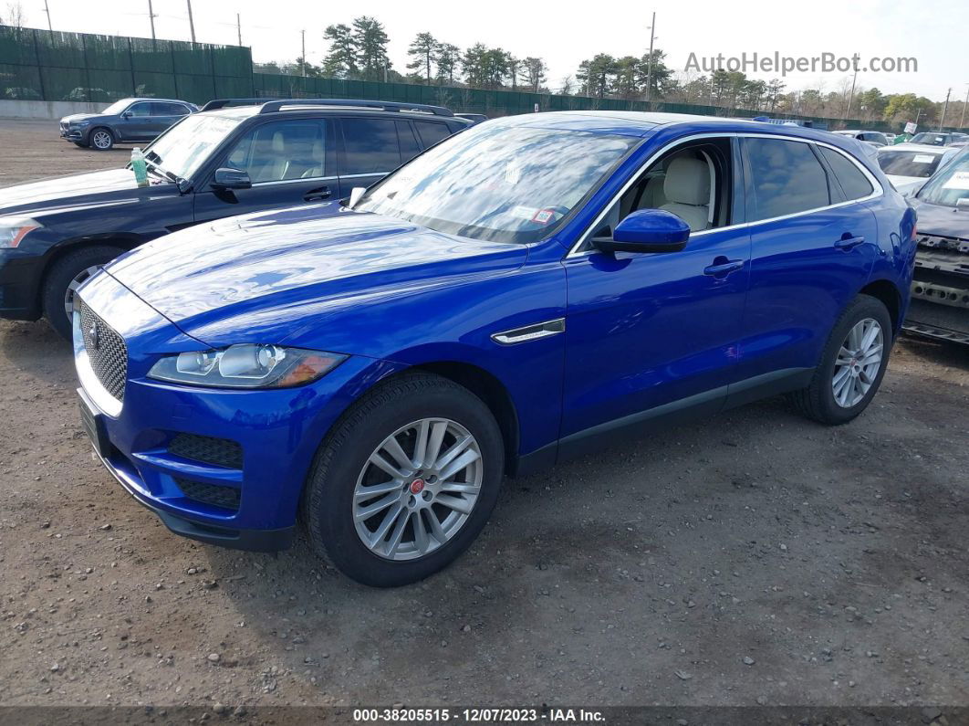 2019 Jaguar F-pace 25t Prestige Blue vin: SADCK2FX4KA351714