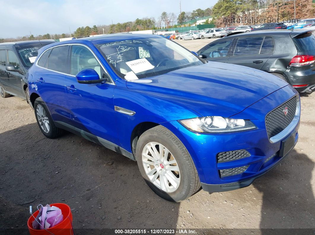 2019 Jaguar F-pace 25t Prestige Синий vin: SADCK2FX4KA351714