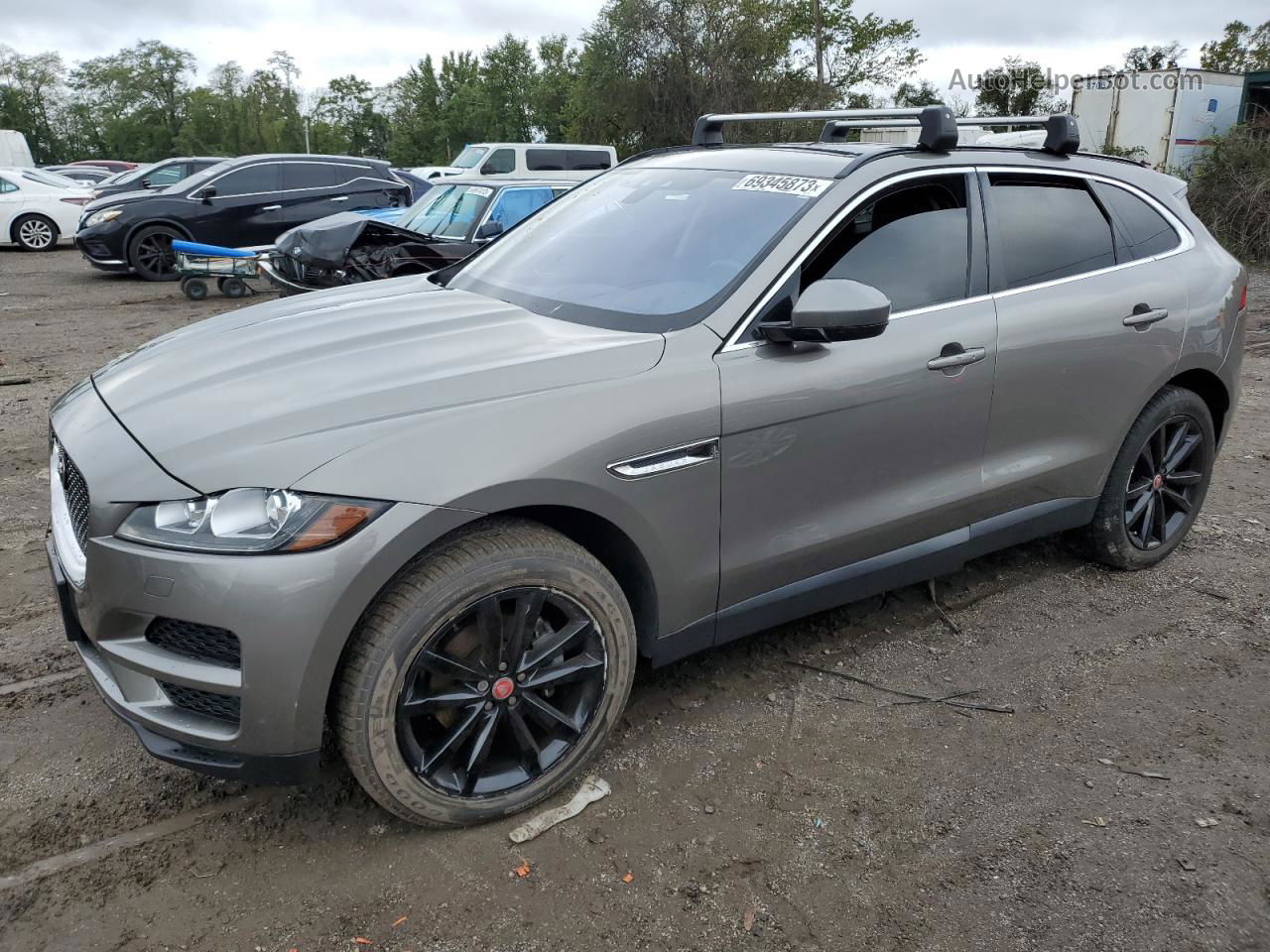 2019 Jaguar F-pace Prestige Серый vin: SADCK2FX4KA358727