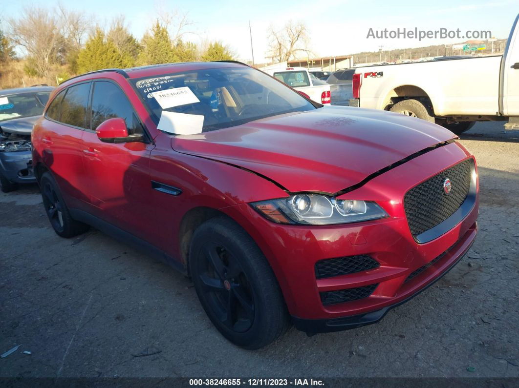 2020 Jaguar F-pace Prestige P250 Awd Automatic Red vin: SADCK2FX5LA619431