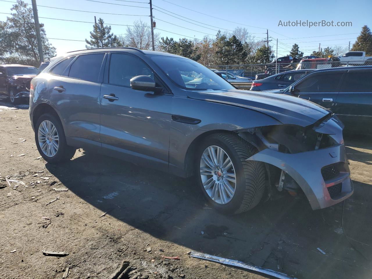 2019 Jaguar F-pace Prestige Серый vin: SADCK2FX7KA360410