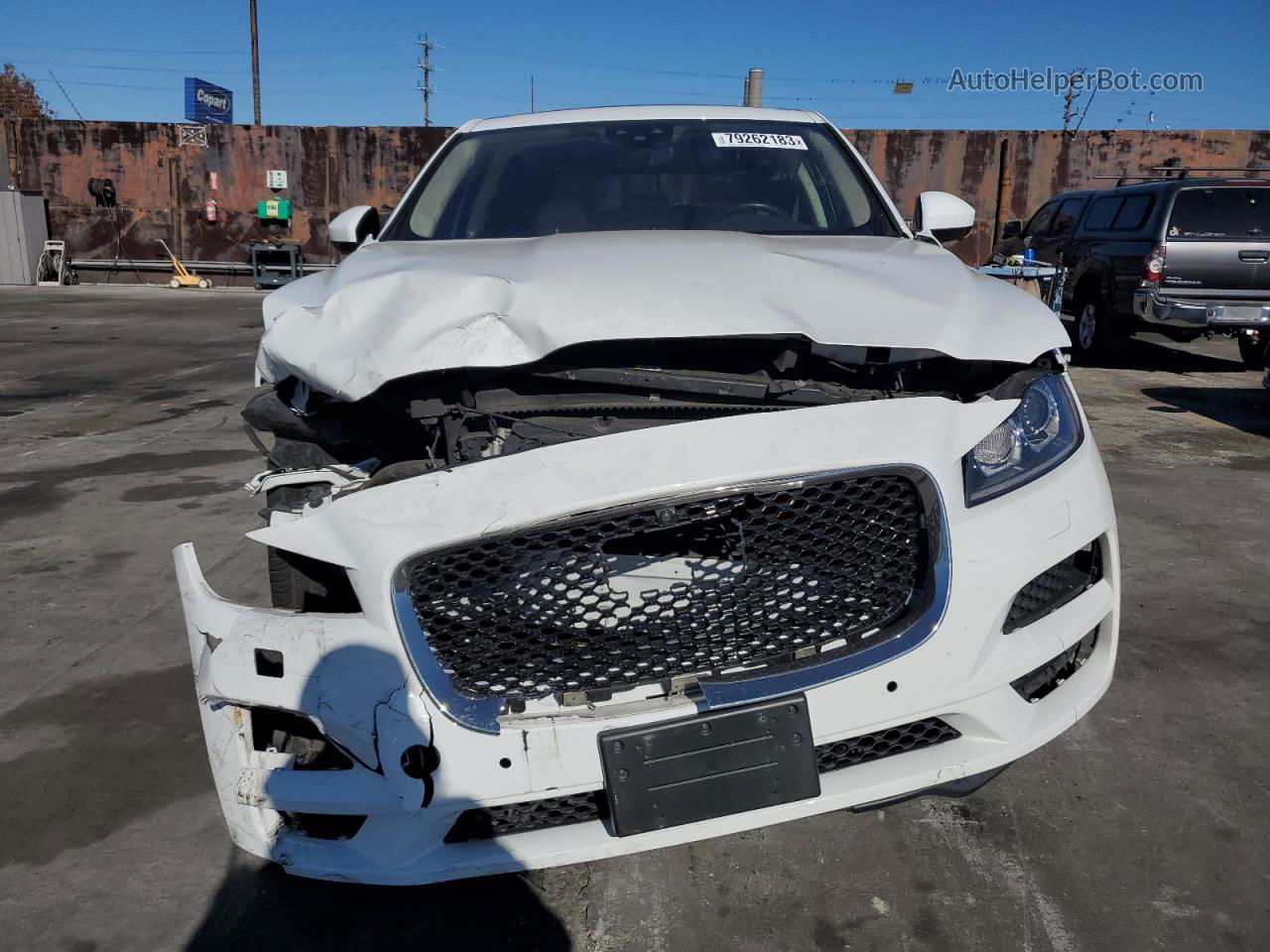 2019 Jaguar F-pace Prestige White vin: SADCK2FX8KA395067