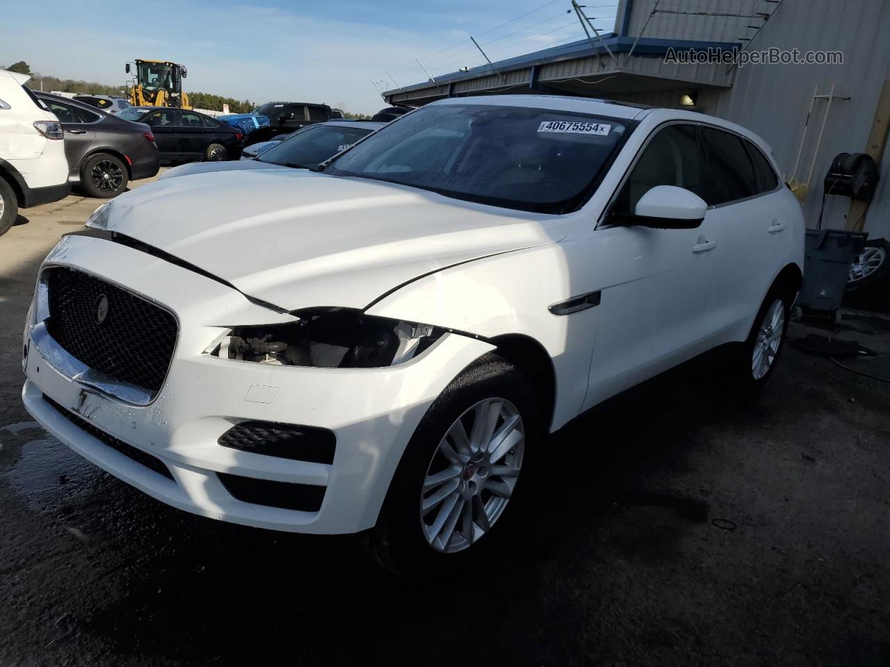 2019 Jaguar F-pace Prestige White vin: SADCK2FXXKA351961