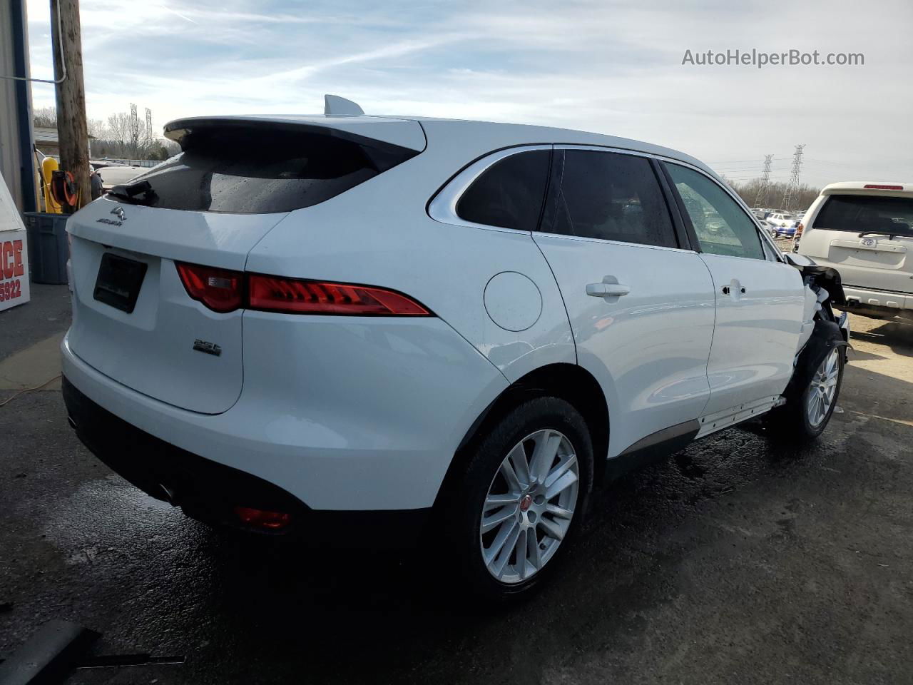 2019 Jaguar F-pace Prestige White vin: SADCK2FXXKA351961