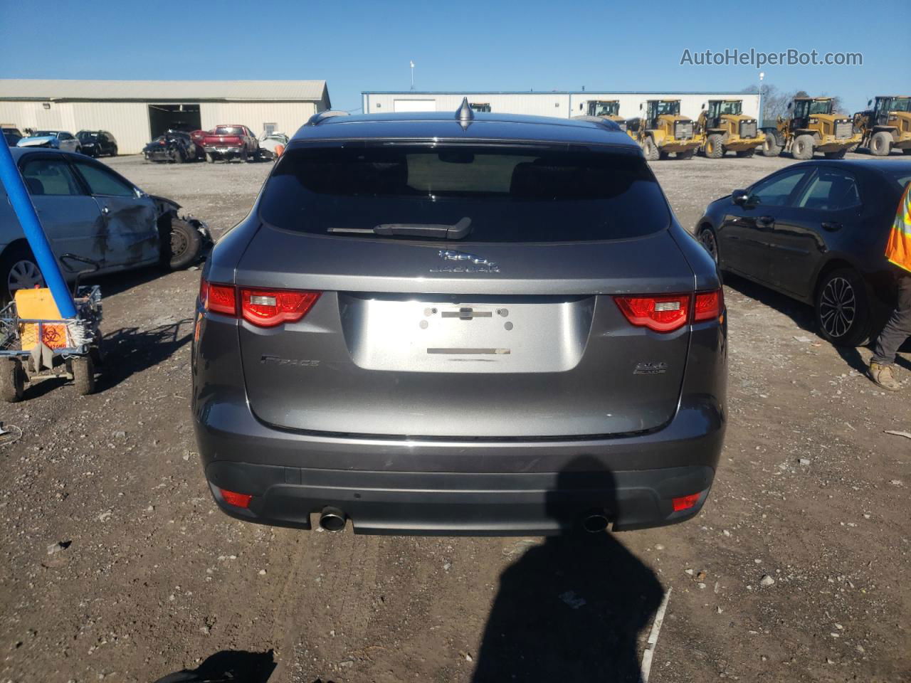 2019 Jaguar F-pace Prestige Gray vin: SADCK2FXXKA397466