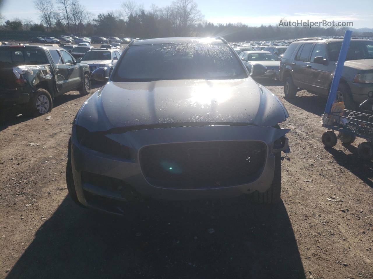 2019 Jaguar F-pace Prestige Gray vin: SADCK2FXXKA397466