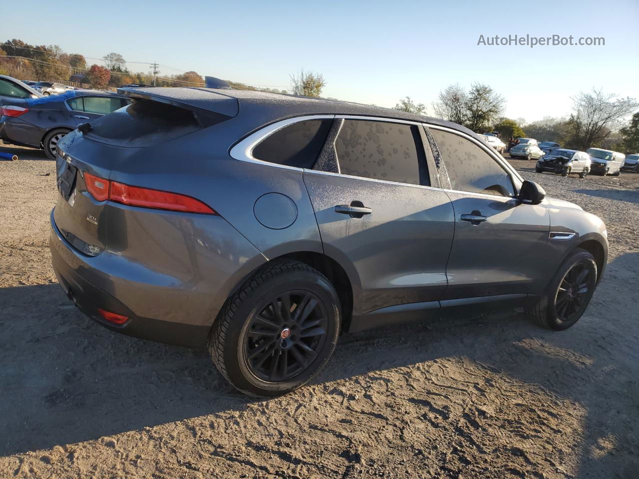 2019 Jaguar F-pace Prestige Gray vin: SADCK2GX2KA392812