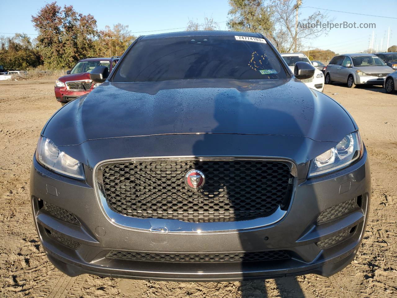 2019 Jaguar F-pace Prestige Gray vin: SADCK2GX2KA392812