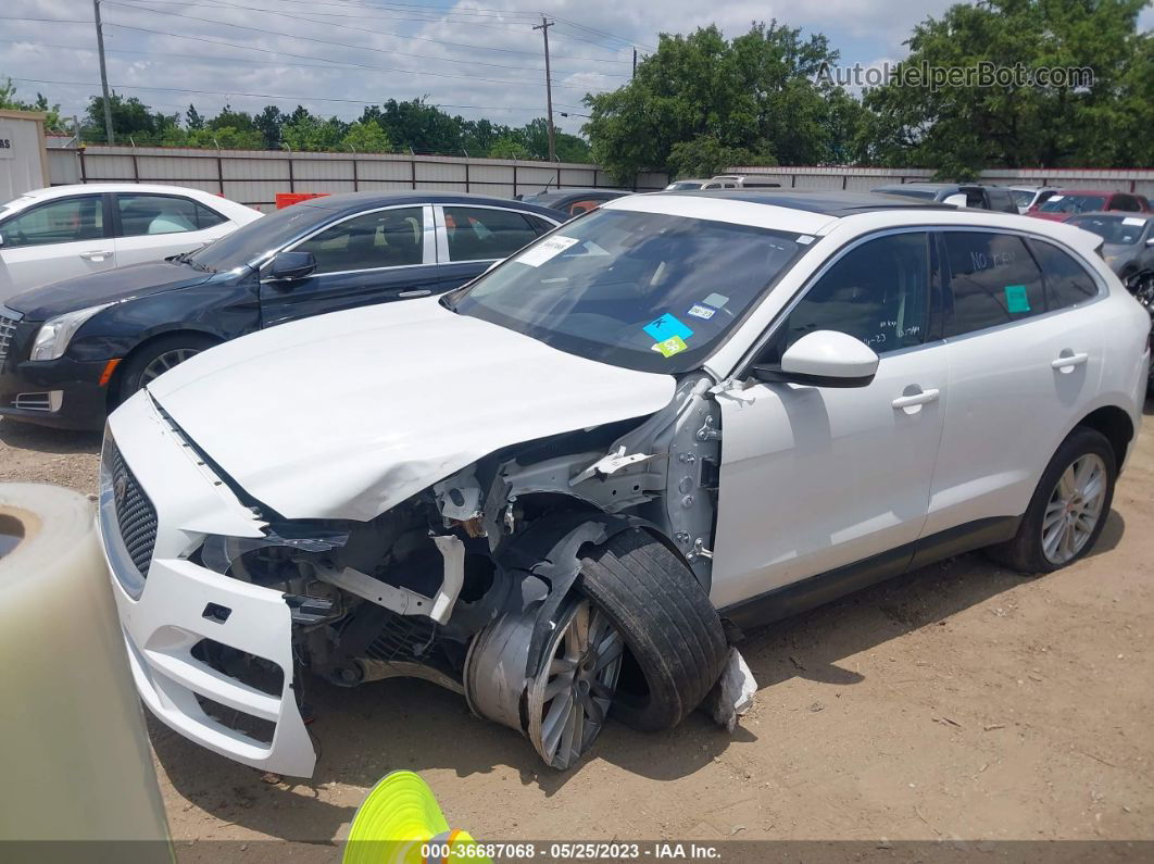 2019 Jaguar F-pace Prestige White vin: SADCK2GX2KA393796